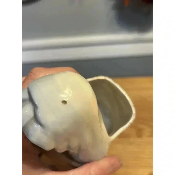 Vintage Madonna Planter Vase Centerpiece Original Decal Shafford Japan - Picture 6 of 11